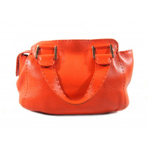 Fendi Selleria Orange Leather