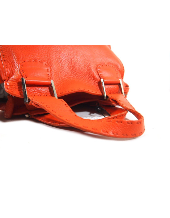 Fendi Selleria Cuir Orange