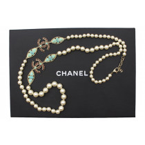 Chanel Colla Perle e Pietre Dure Turchesi