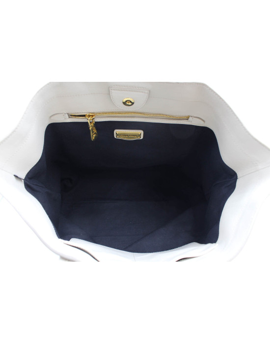 Miu Miu Shopping Pelle Bianca