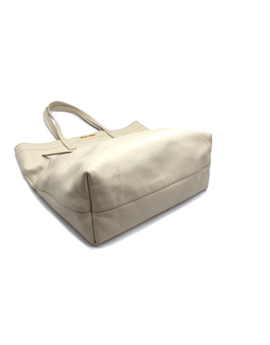 Miu Miu Shopping Pelle Bianca