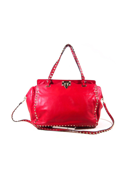 Valentino Rockstud Red Leather