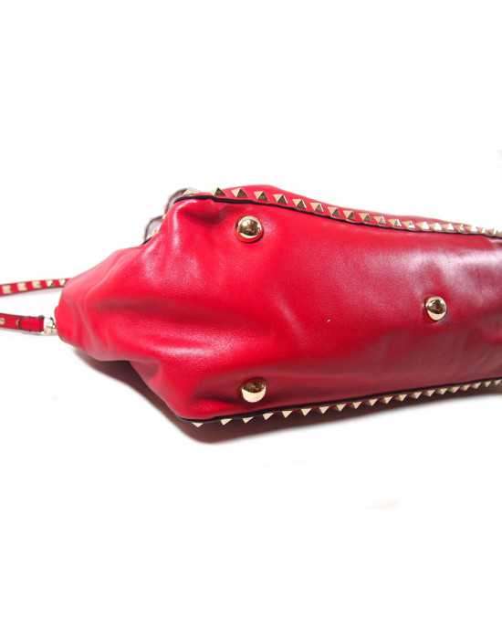 Valentino Rockstud Rotes Leder