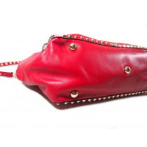 Valentino Rockstud Cuir Rouge