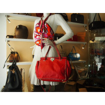 Valentino Rockstud Rotes Leder