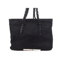 Prada Shopping Tela Vela Nera