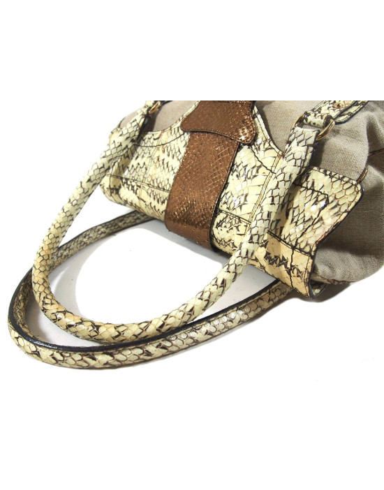 Dolce & Gabbana Shopping Tela e Pitone