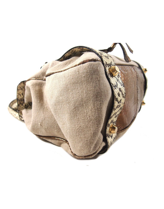 Dolce & Gabbana Shopping Tela e Pitone