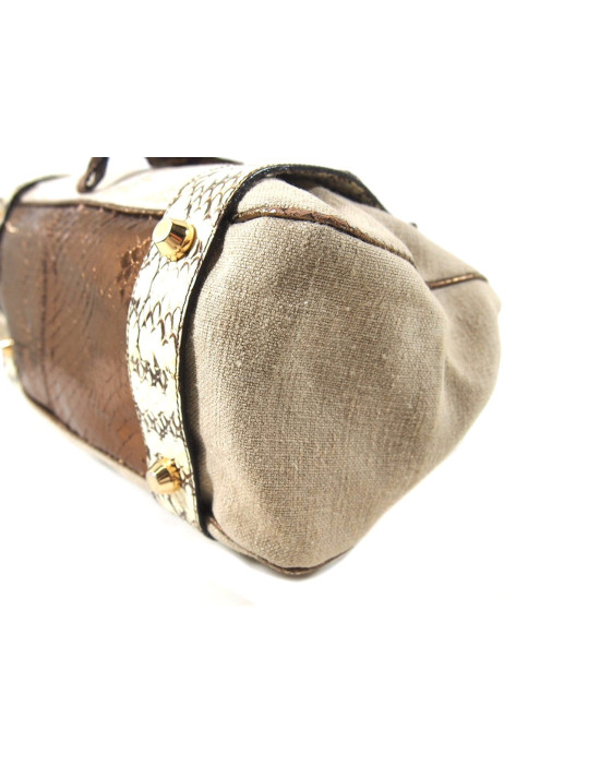 Dolce & Gabbana Shopping Tela e Pitone