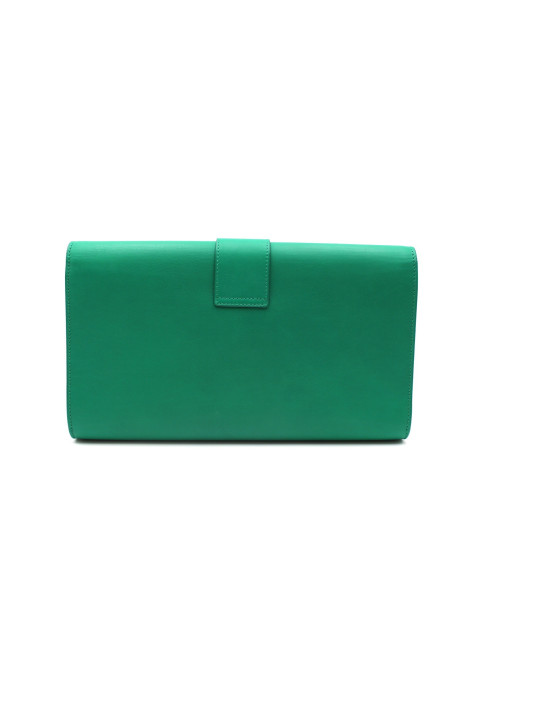 Saint Laurent Pochette Pelle Verde
