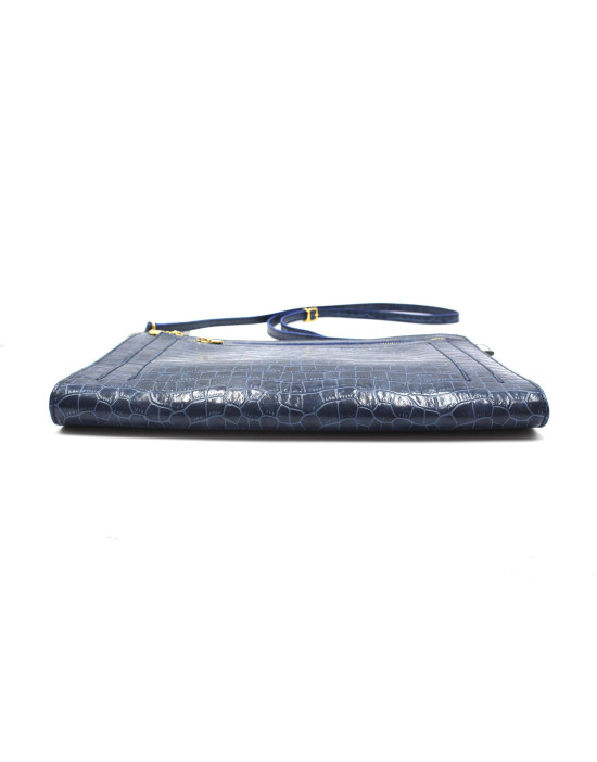 Stella McCartney Cartella Stampa Cocco Blu