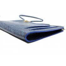 Stella McCartney Cartella Stampa Cocco Blu