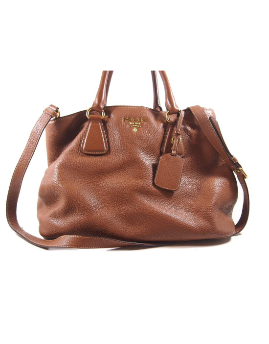 Prada Shopping Pelle Biscotto