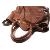 Prada Shopping Pelle Biscotto