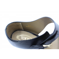 Tod's Sandalo Alto Pelle Nera