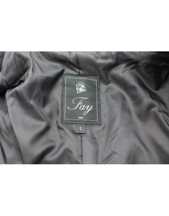 Fay Trench Nero Imbottito