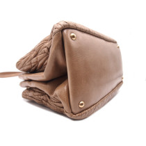 Miu Miu Shopping Pelle Matelasse Beige