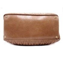 Miu Miu Shopping Pelle Matelasse Beige