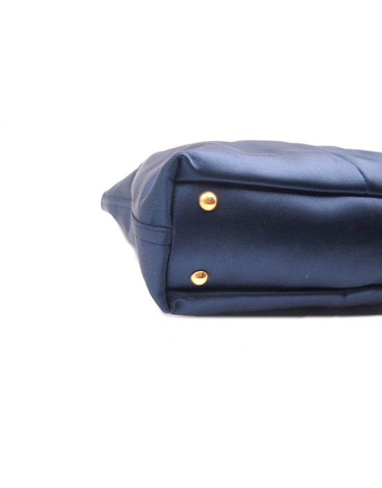 Saint Laurent Shopping Tela Blu