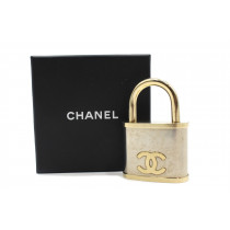 Chanel Spilla Lucchetto Metallo Oro e Argento