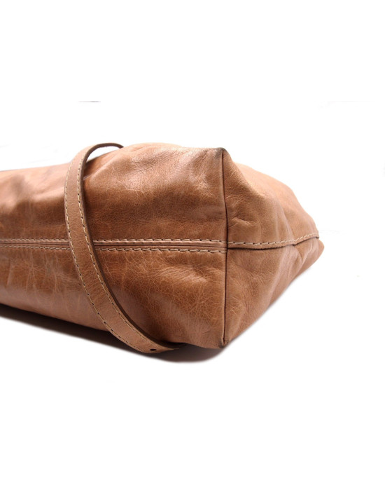 Prada Shopping Pelle Biscotto