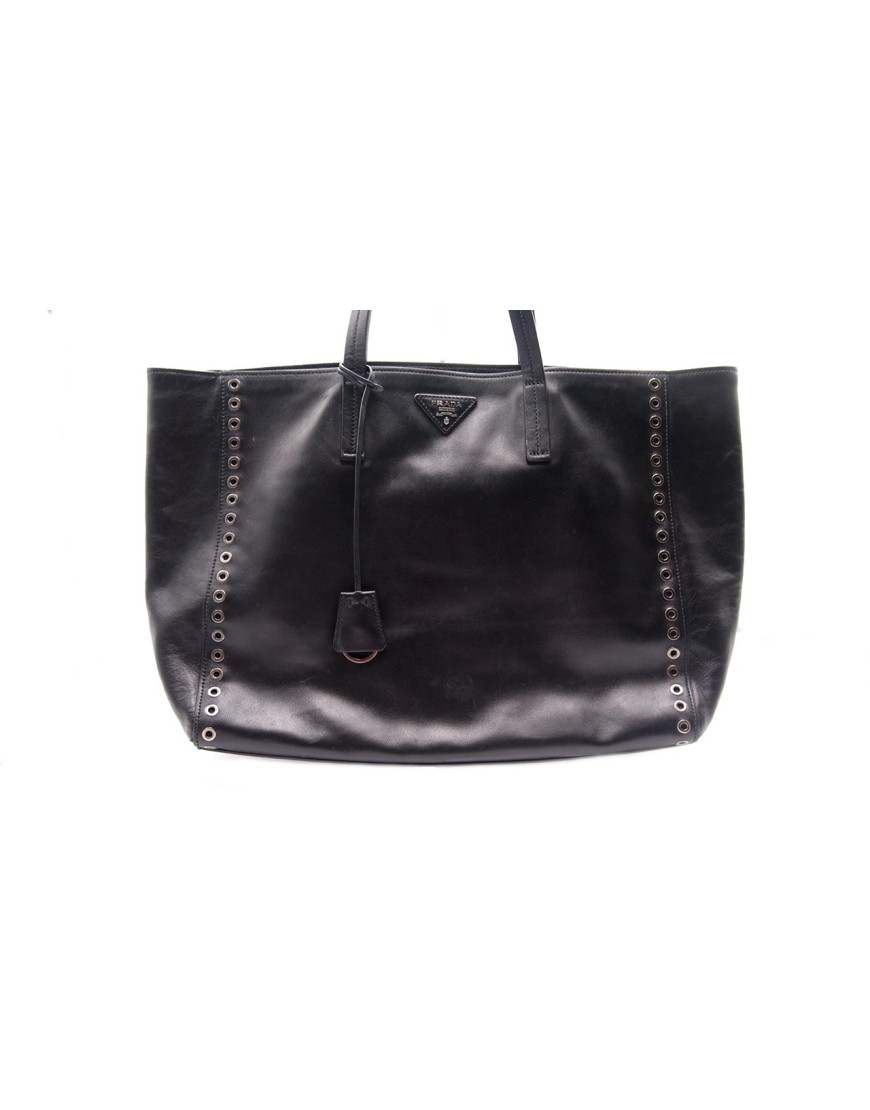 Borse Shopping Prada | Borsa shopping in pelle Saffiano misura media Nero  Donna - NAYAN Hazra