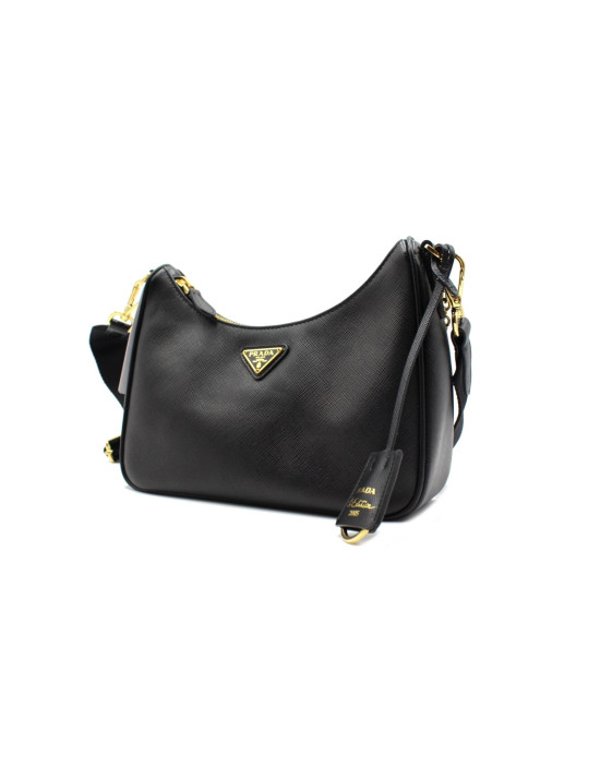 Prada Multi Pochette Re Edition Saffiano Nera