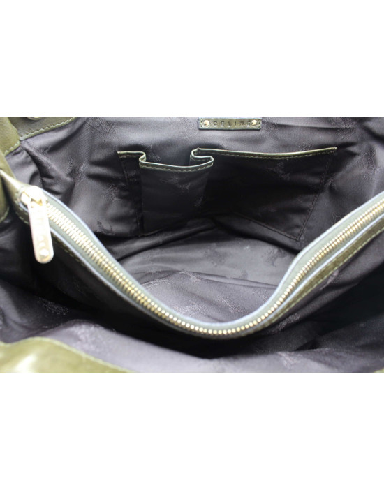 Celine Shopping Pelle Verde