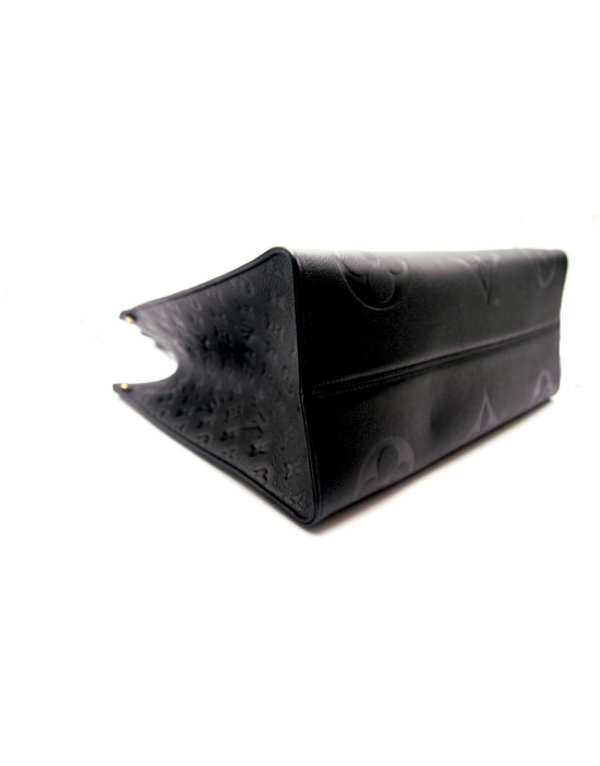 Onthego leather tote Louis Vuitton Black in Leather - 15196112