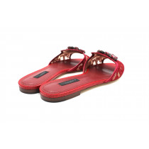 Dolce & Gabbana Ciabattina Gioiello Bordeaux