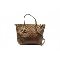 Gucci Shopping Pelle GG Bronzo