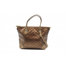 Gucci Shopping Pelle GG Bronzo