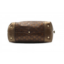 Gucci Shopping Pelle GG Bronzo