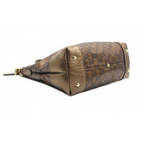 Gucci Shopping Pelle GG Bronzo