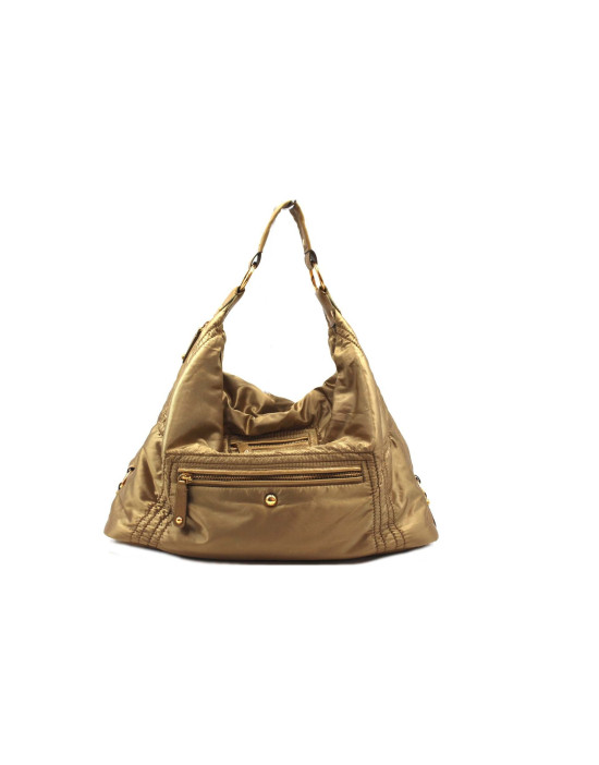 Tod's Shopping Tela Bronzo Dorato
