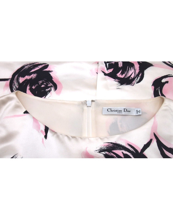 Dior Abito a Fiori in Seta