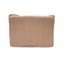 Fendi Shopping Pelle Beige Intrecciata