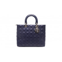 Dior Lady Dior 7 Pelle Blu