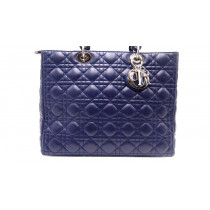 Dior Lady Dior 7 Pelle Blu