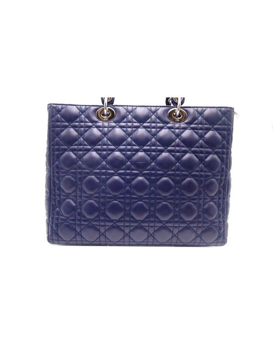 Dior Lady Dior 7 Pelle Blu