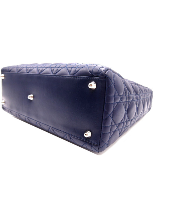 Dior Lady Dior 7 Pelle Blu