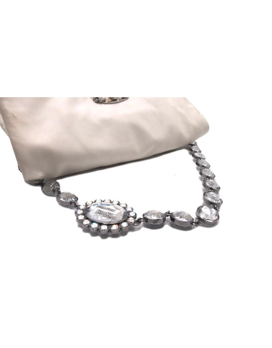 Miu Miu Clutch Pelle Bianca
