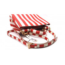 Dolce & Gabbana Shopping Pelle Arancio e Bianca