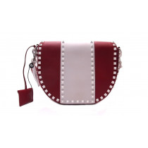 Valentino Tracolla Rockstud Pelle Rossa