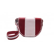 Valentino Tracolla Rockstud Pelle Rossa