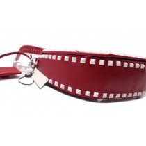 Valentino Tracolla Rockstud Pelle Rossa