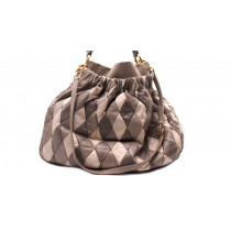 Miu Miu Arlecchino Pelle Grigia