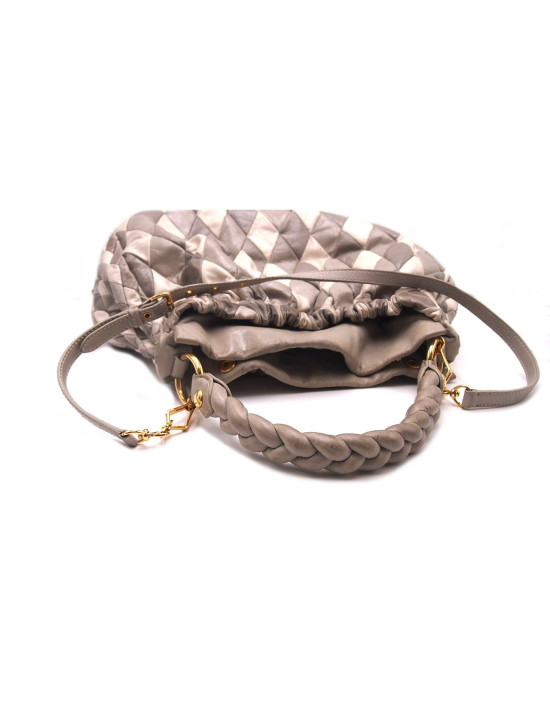 Miu Miu Arlecchino Pelle Grigia