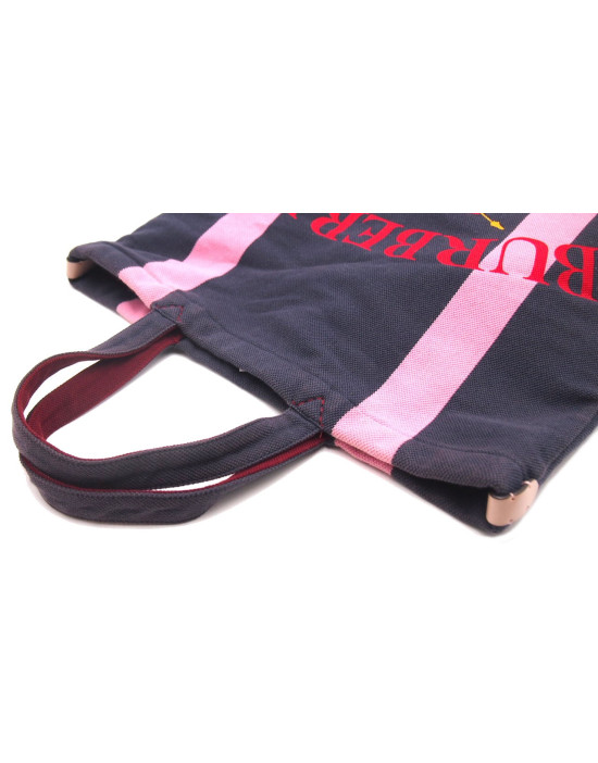 Burberry Shopping Tela Blu