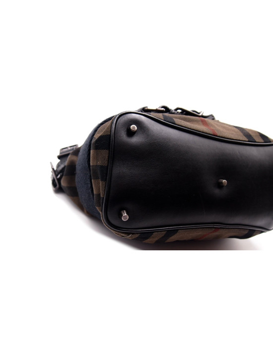 Burberry Hobo Check Marrone